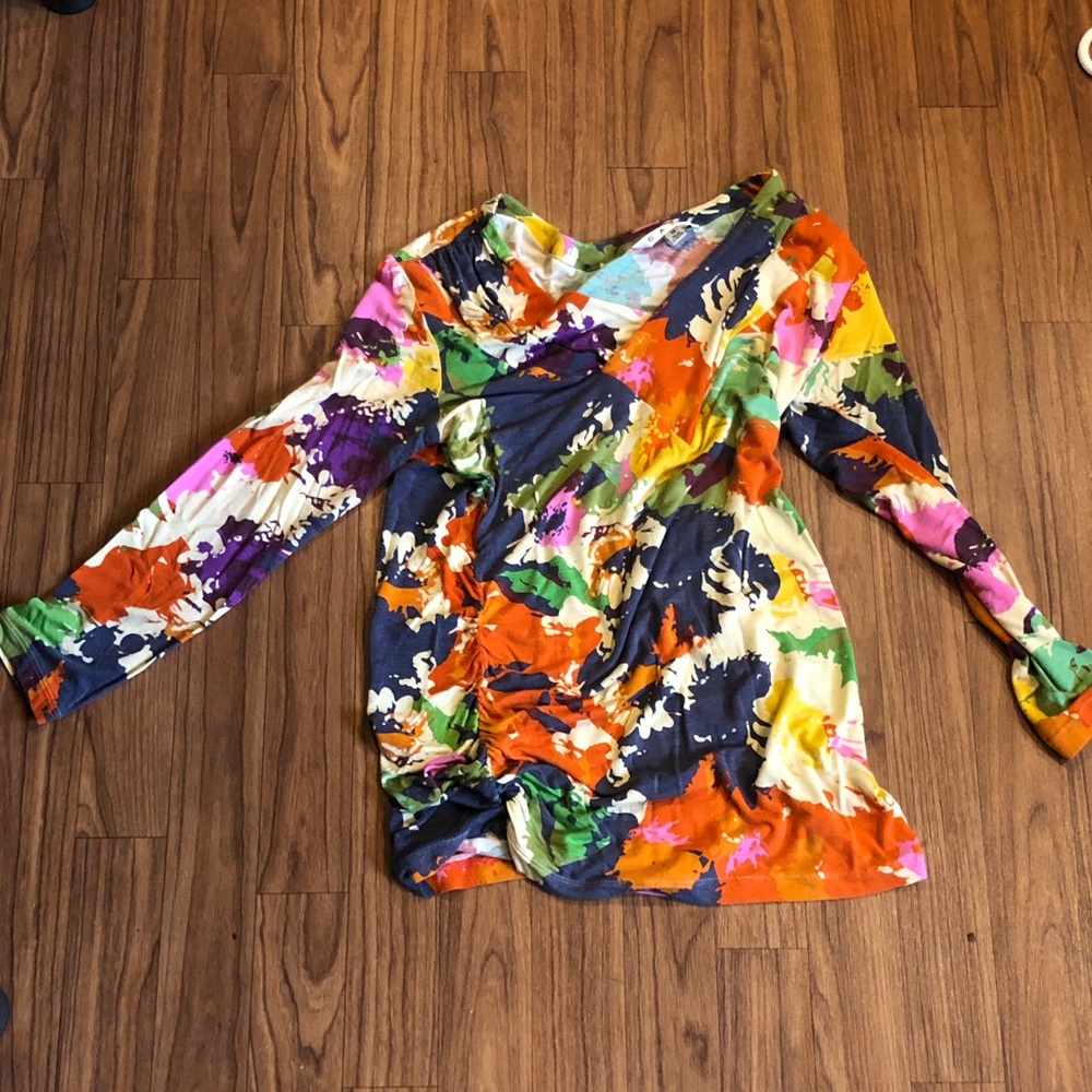 CAbi Splattered Colored Shirt